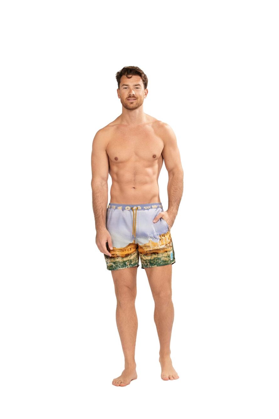 Ola Azul Leo Desert Swim Trunks NWT SIZE XXL
